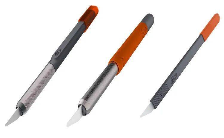 一般的情况下修水口in会使用田宫或者olfa的笔刀完成,原因在于刀片