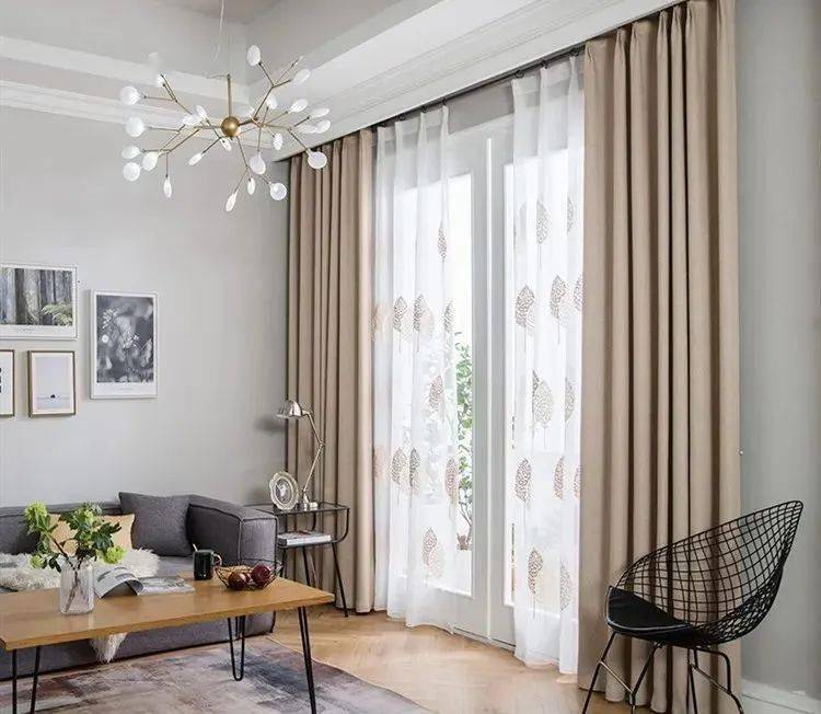 客厅选窗帘喜欢用纯色什么颜色才有你要的感觉