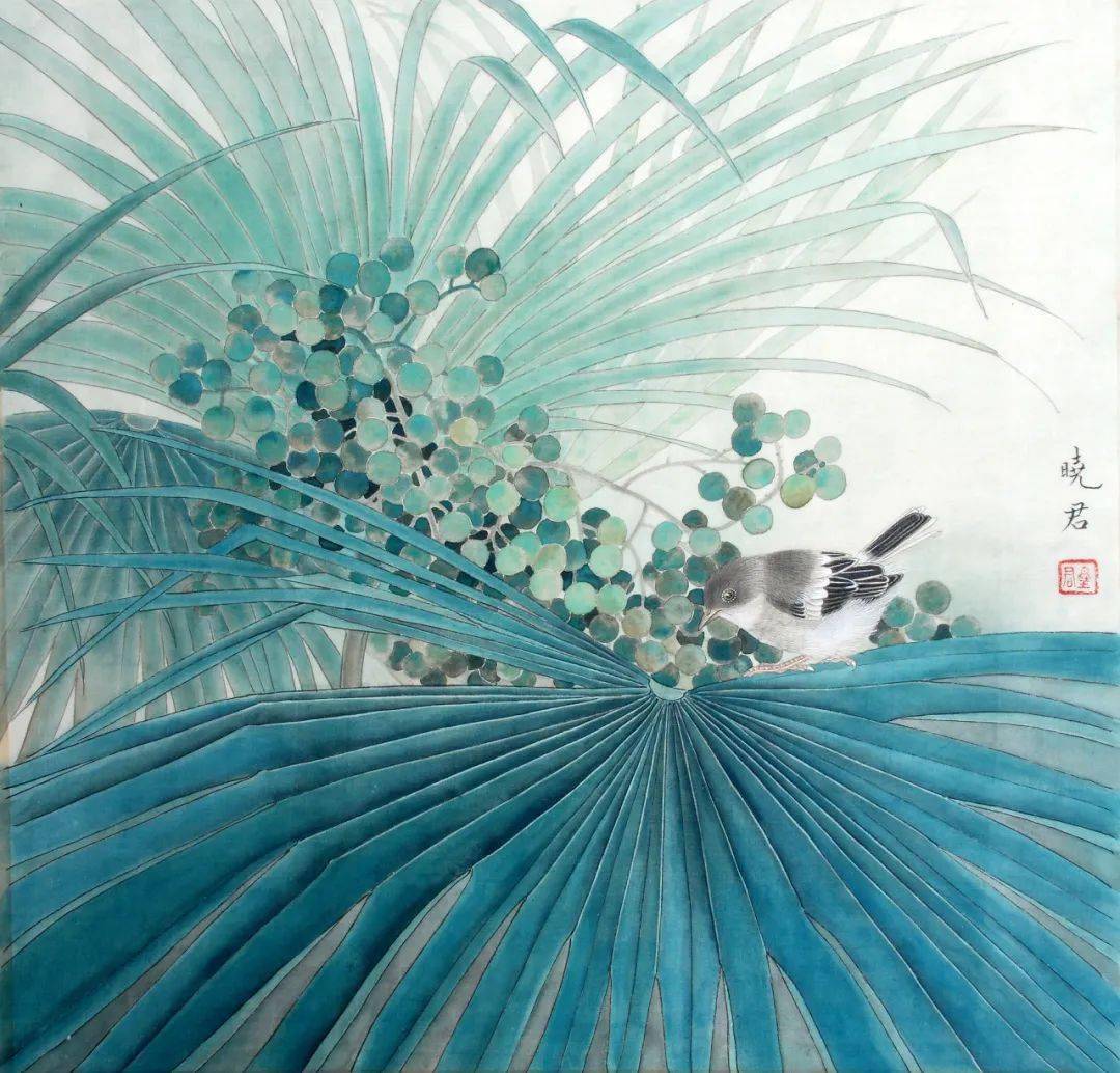 教程杨晓君棕榈绘制步骤