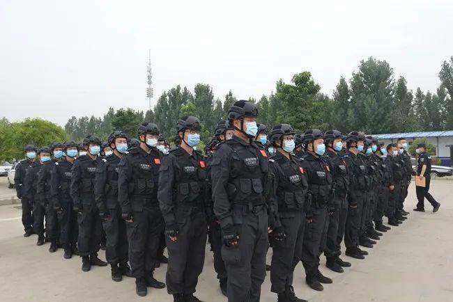 邯郸市公安局组织开展全市县级特巡警系统拉动演练