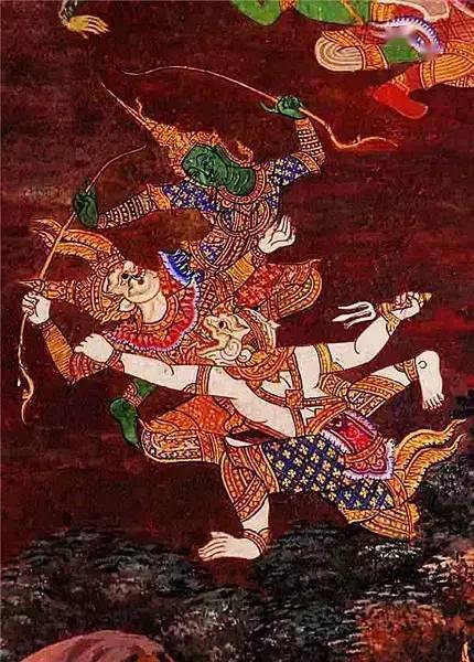 印度《罗摩衍那》壁画艺术(96张)