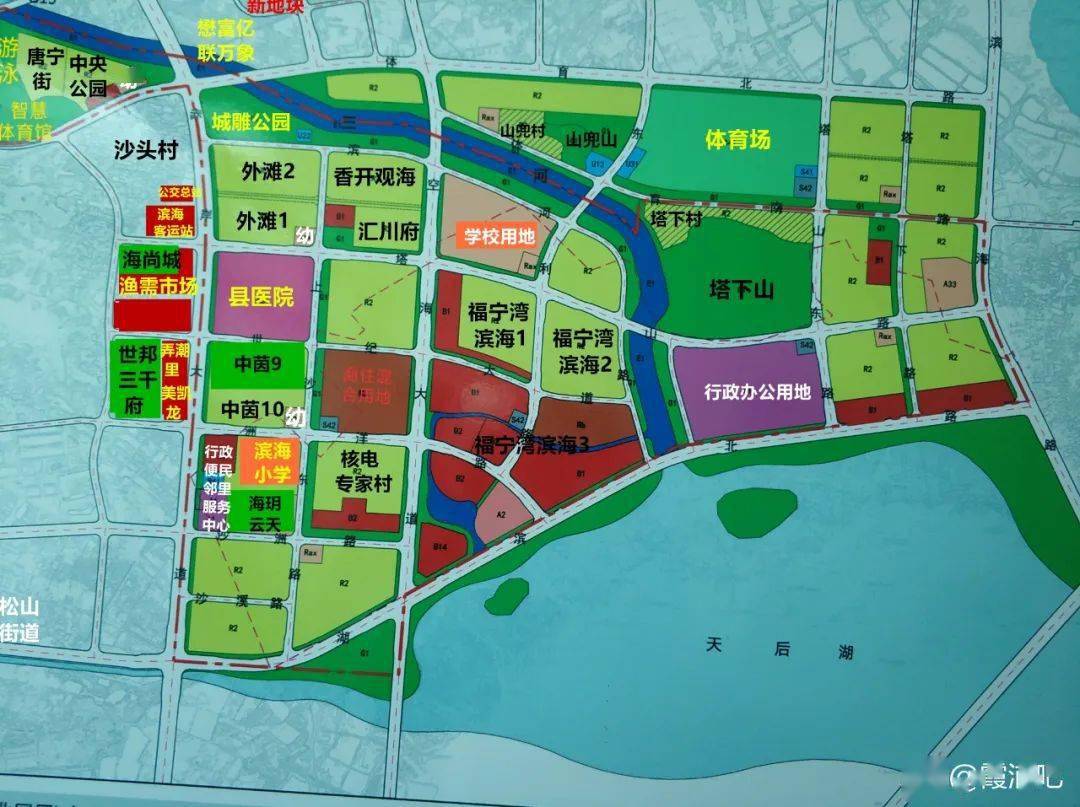 霞浦滨海新城区规划图图片