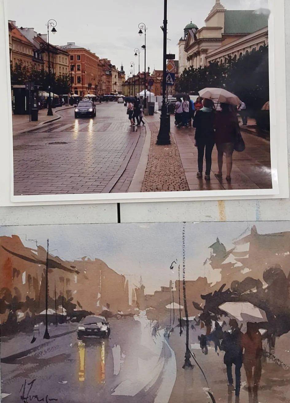 美国画家—andyevansen水彩作品欣赏(街景系列)