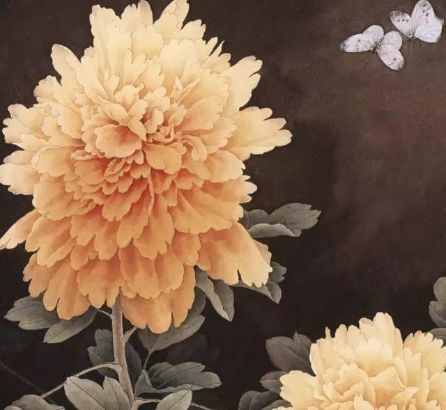 周中耀先生画牡丹美妙