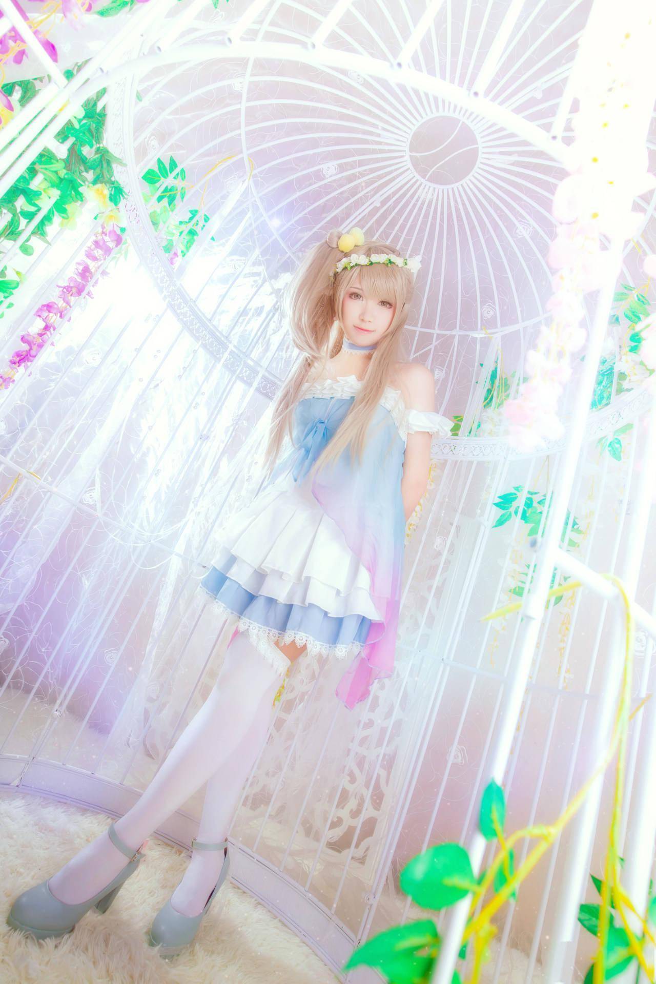 lovelive南小鸟蓝纱打歌服cosplay