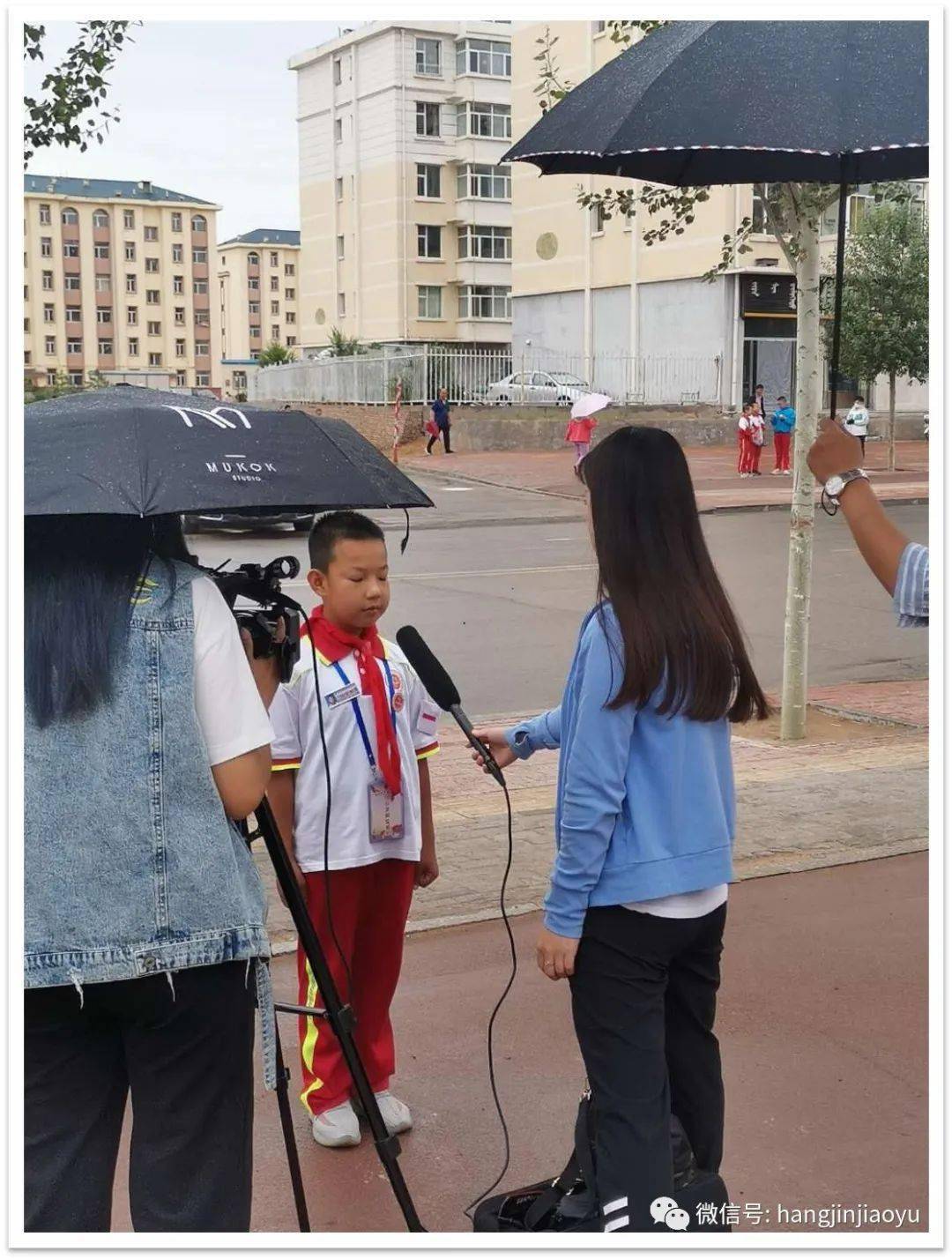 从心开始志愿同行杭锦旗实验小学小手拉大手共创文明城活动纪实