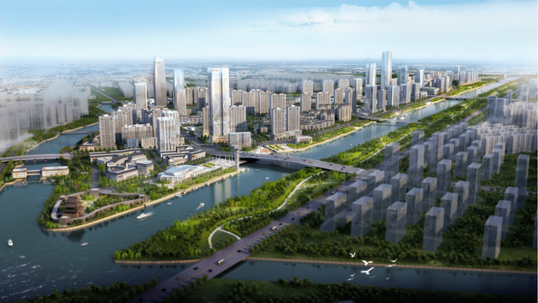 串场河从来此处最盐城