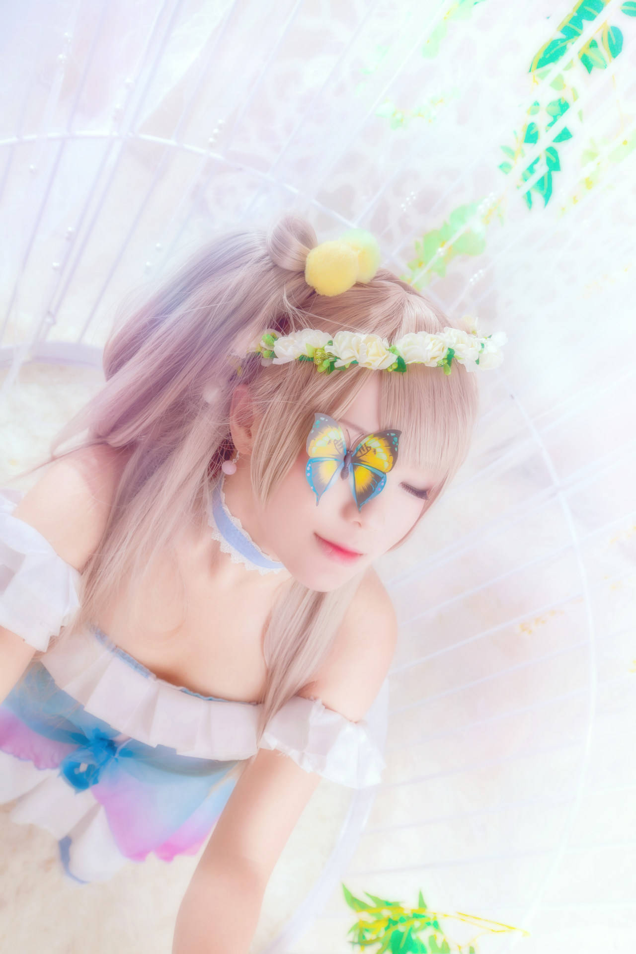 lovelive南小鸟蓝纱打歌服cosplay
