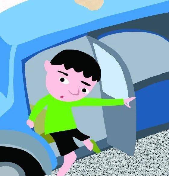 3.到达目的地时,要从右边的车门下车,同时注意来往车辆.4.