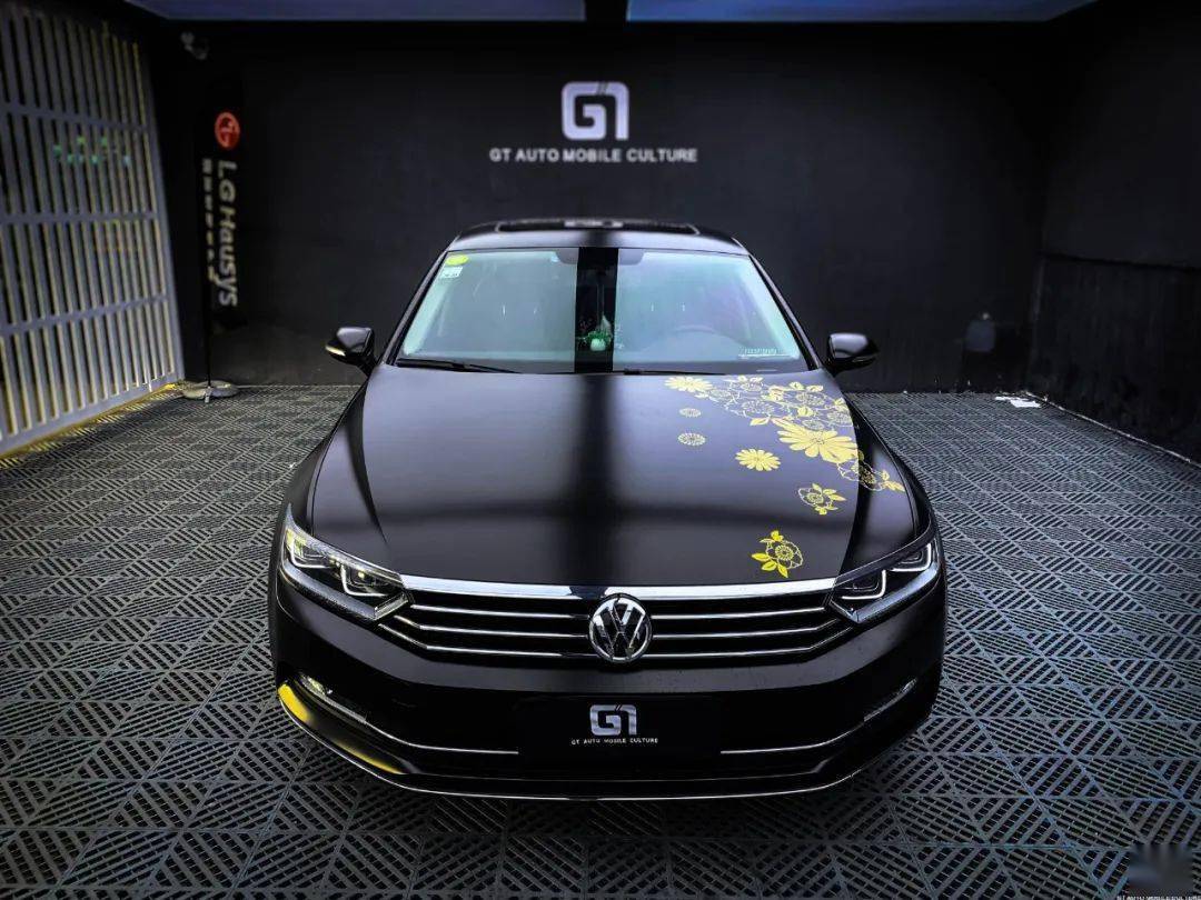 大众迈腾电光金属黑案例欣赏