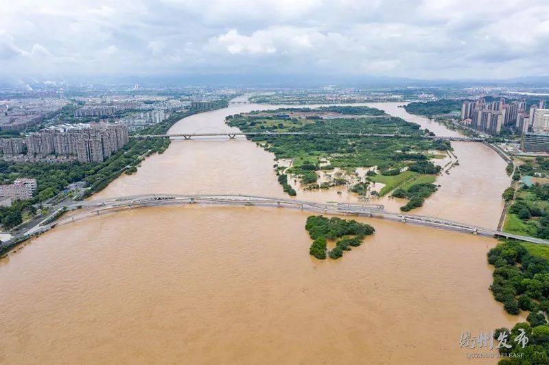 刚刚,洪峰!衢江遭遇1998年以来最大流量洪水,超警戒水位