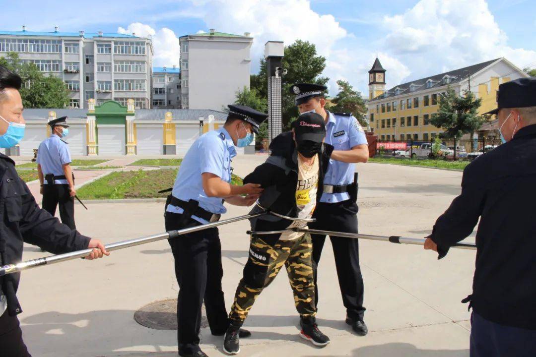 警车抓坏人图片流血图片