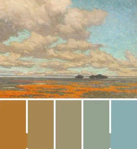 世界名画中的神仙级配色,值得收藏!