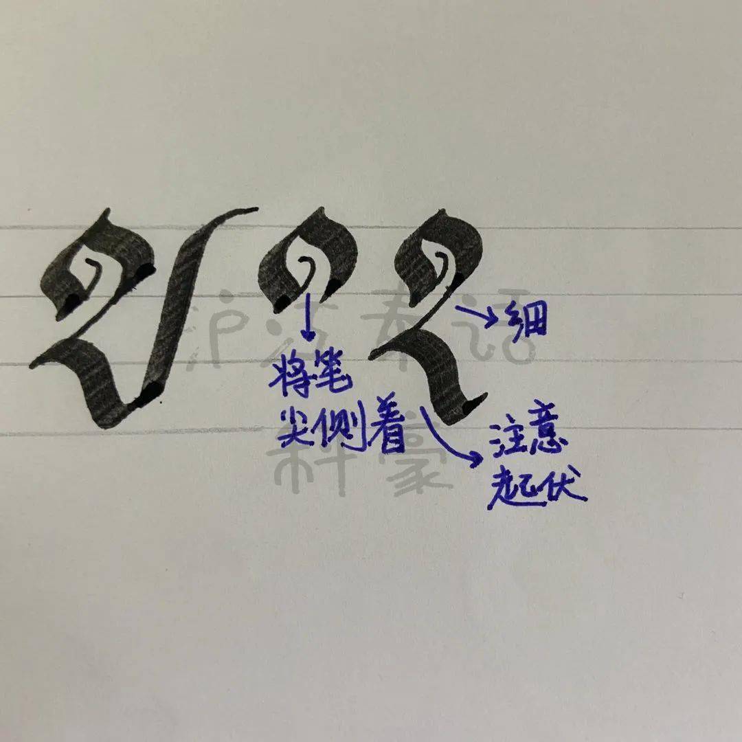 【泰語書法第3期】視頻 圖解:這可能是最炫酷的花體字_字體