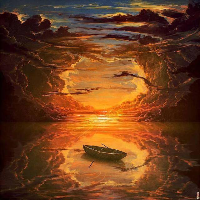 天地间的云之幻象,震撼