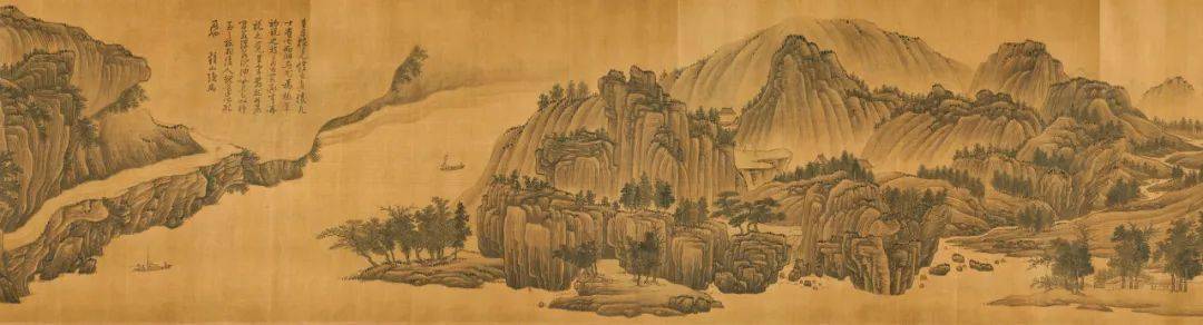 山水画祖顾恺之《会稽山图》,向世人展现着山水无时不刻的如画美妙.