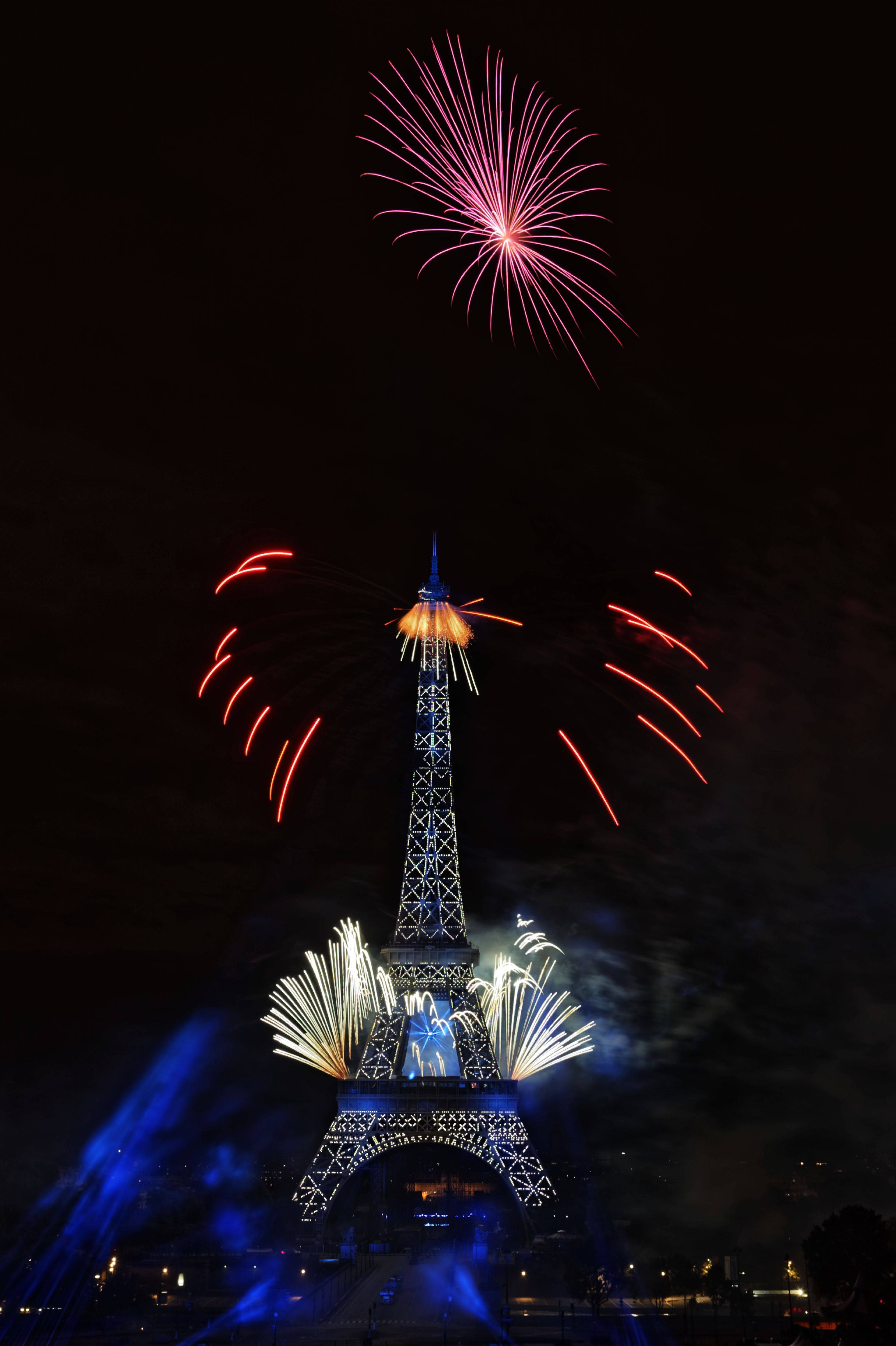 埃菲尔铁塔烟火秀