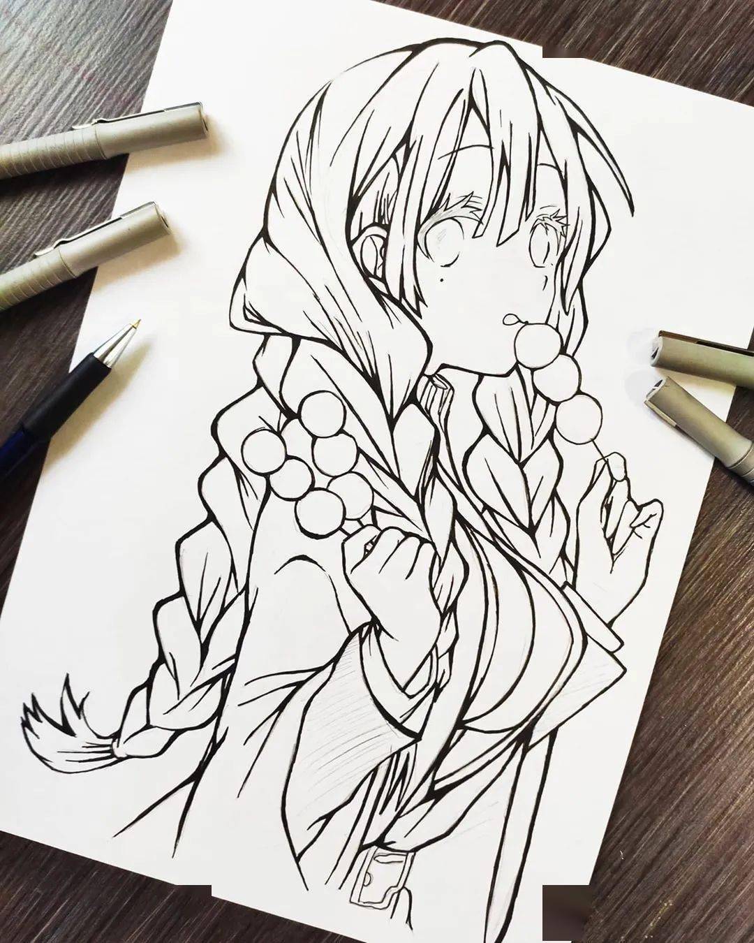 马克笔结合彩铅画动漫 才是神作