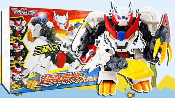 超变武兽泰戈大变形系列风虎超变战神神力觉醒进化武兽形态