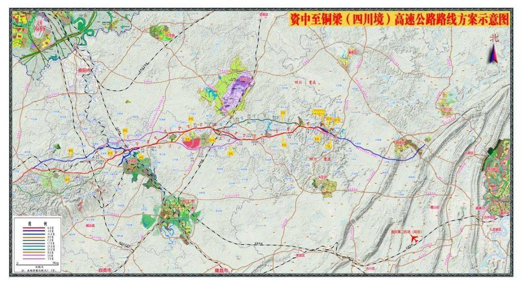 項目是《四川省高速公路網規劃(2019—2035年)》中s48線銅梁至滎經