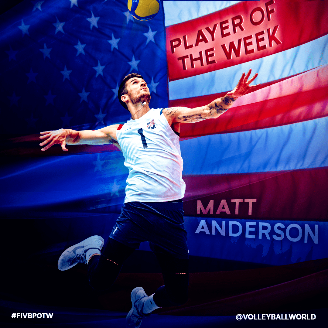 fivb球星 | 安德森:美国男排的全能攻手——"敢"有时候比技术更重要
