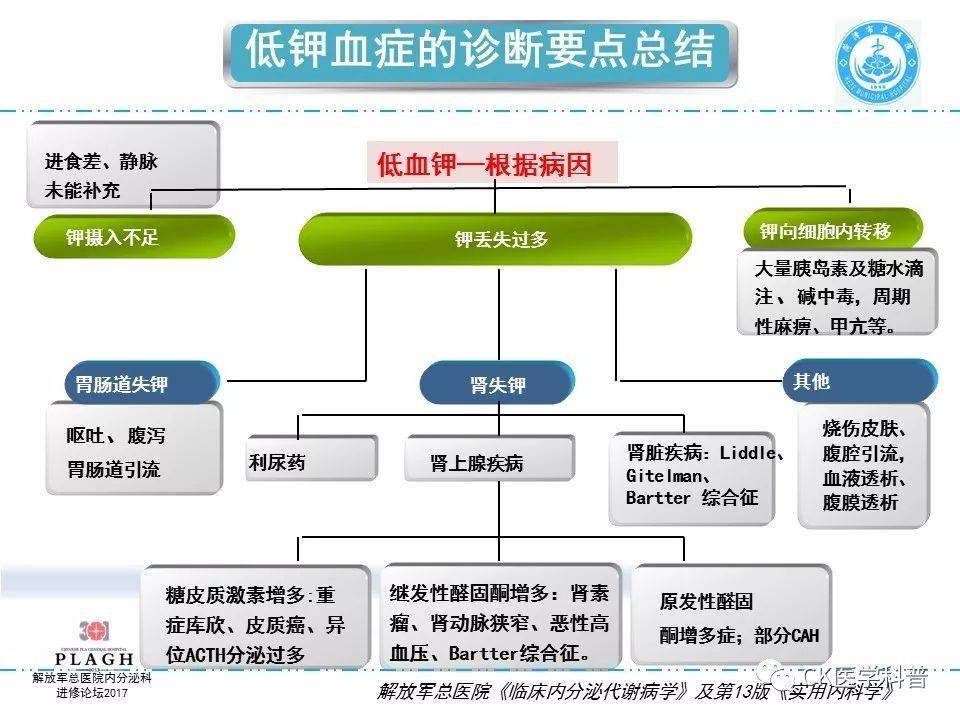低钾血症诊治精品课件【收藏】