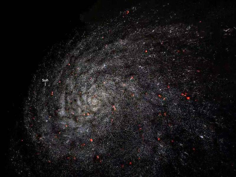 科学家发布史上最大宇宙3d地图包含400多万个星系