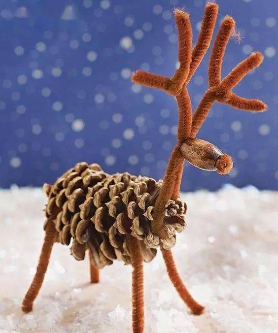 【松塔手工】松塔的100多种玩法,手工,环创,吊饰,植物角都有,真是捡