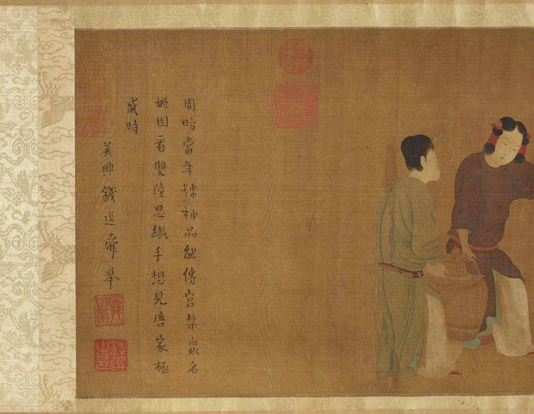 (传)唐 周昉 《内人双陆图》卷(局部)