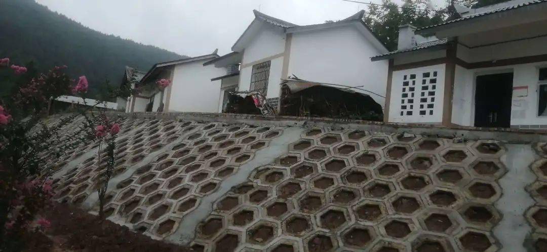危险遂宁一新村聚居点护坡出现裂缝相关部门这样处理