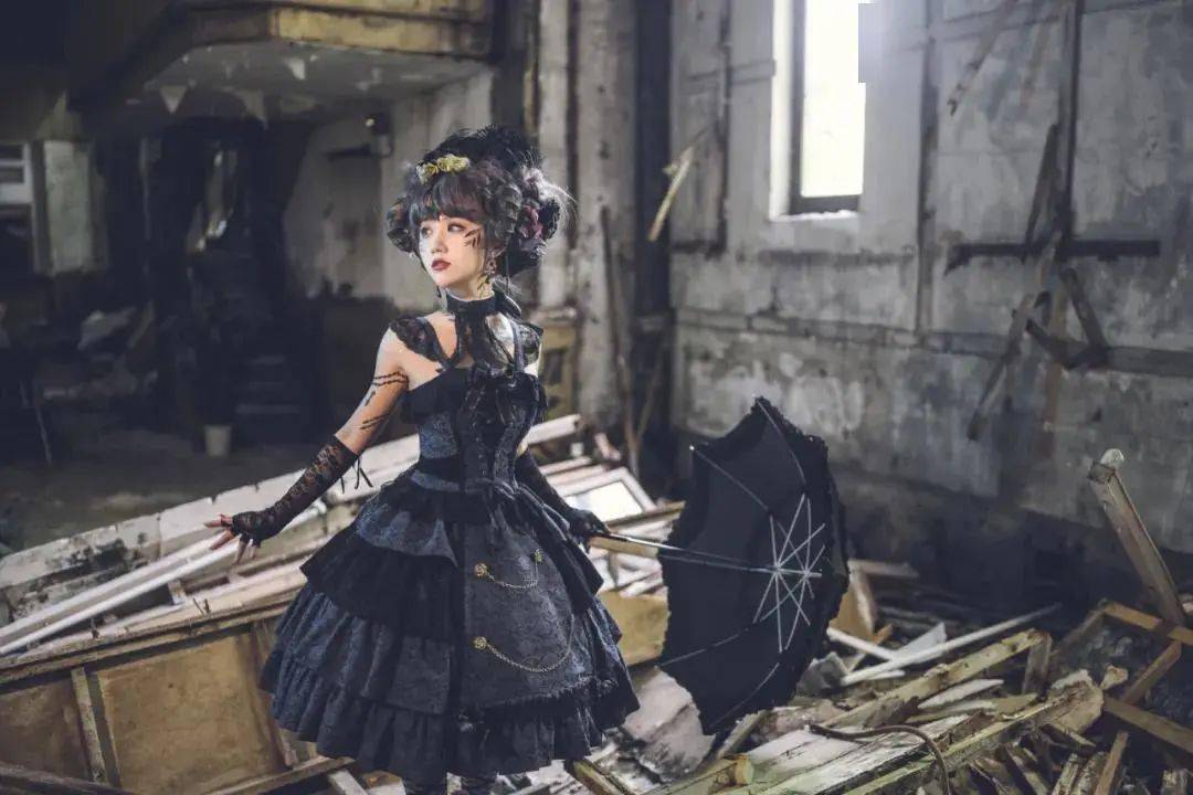用索尼微单alpha7riv拍摄哥特风lolita人像