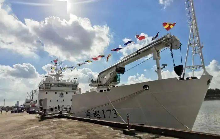 "海巡173"轮是目前中国交通运输系统规模最大,装备最先进的航标船