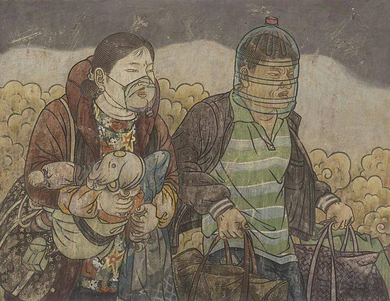 2020参展艺术家:yehongxing叶红杏,wanghaichuan王海川,liuren刘韧