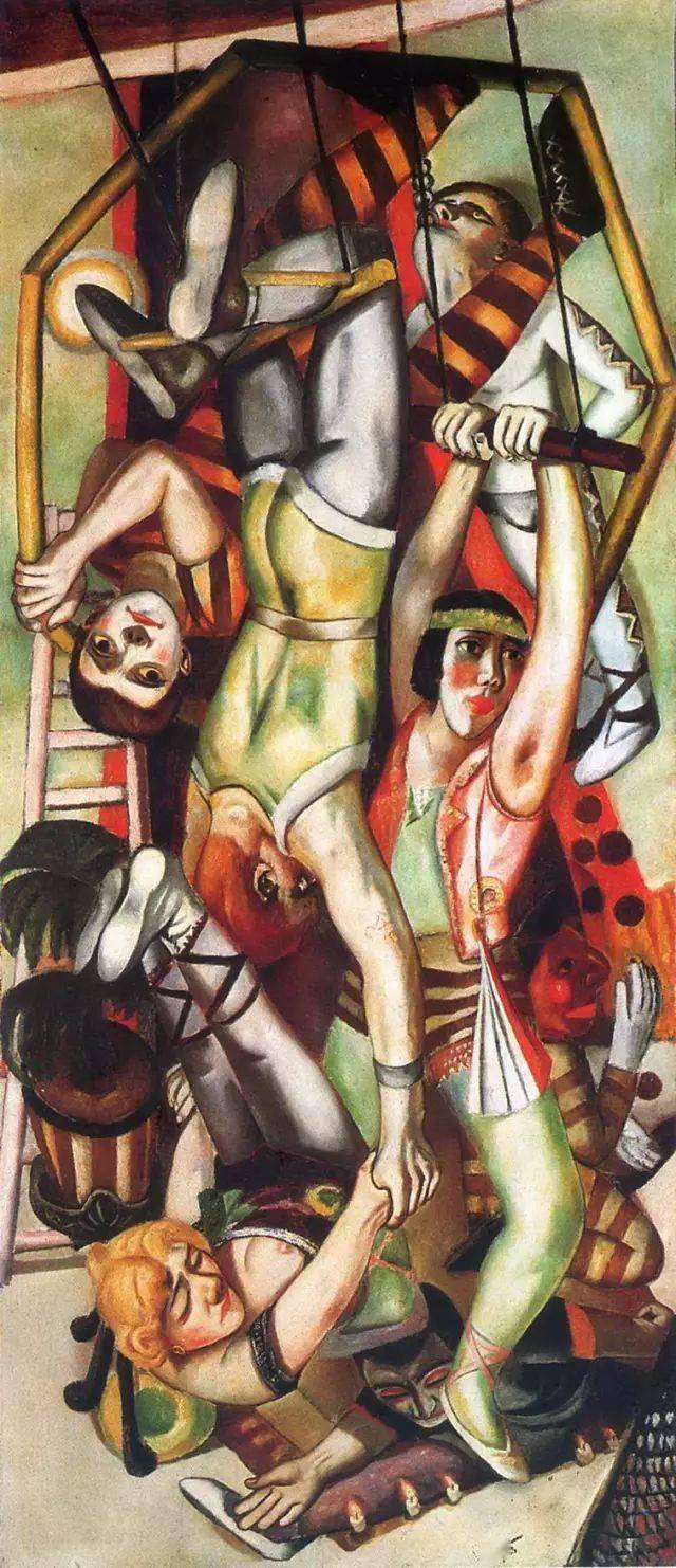 德国表现主义新客观派画家马克斯贝克曼