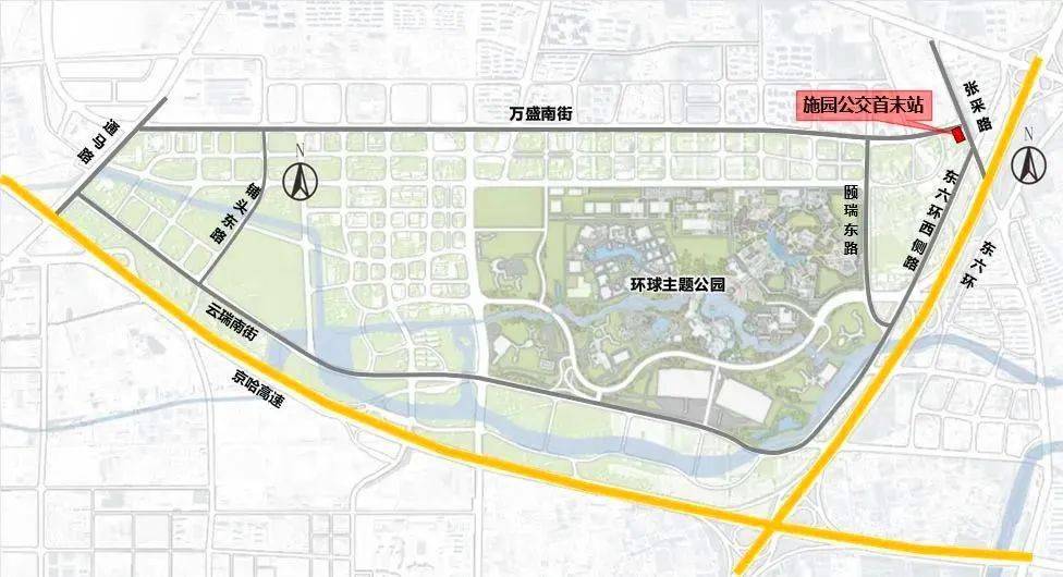 北京环球影城周边规划图片
