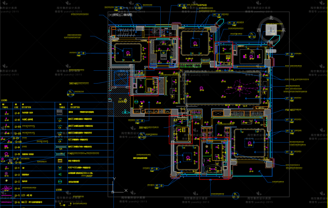 录【大小】530mb【格式】jpg dwg【内容】全套施工图cad(含水电图)