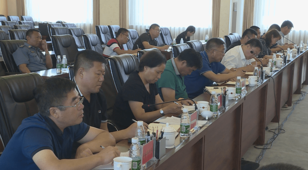 县委书记刘江义主持召开柳河综合治理工程工作领导小组协调推进会