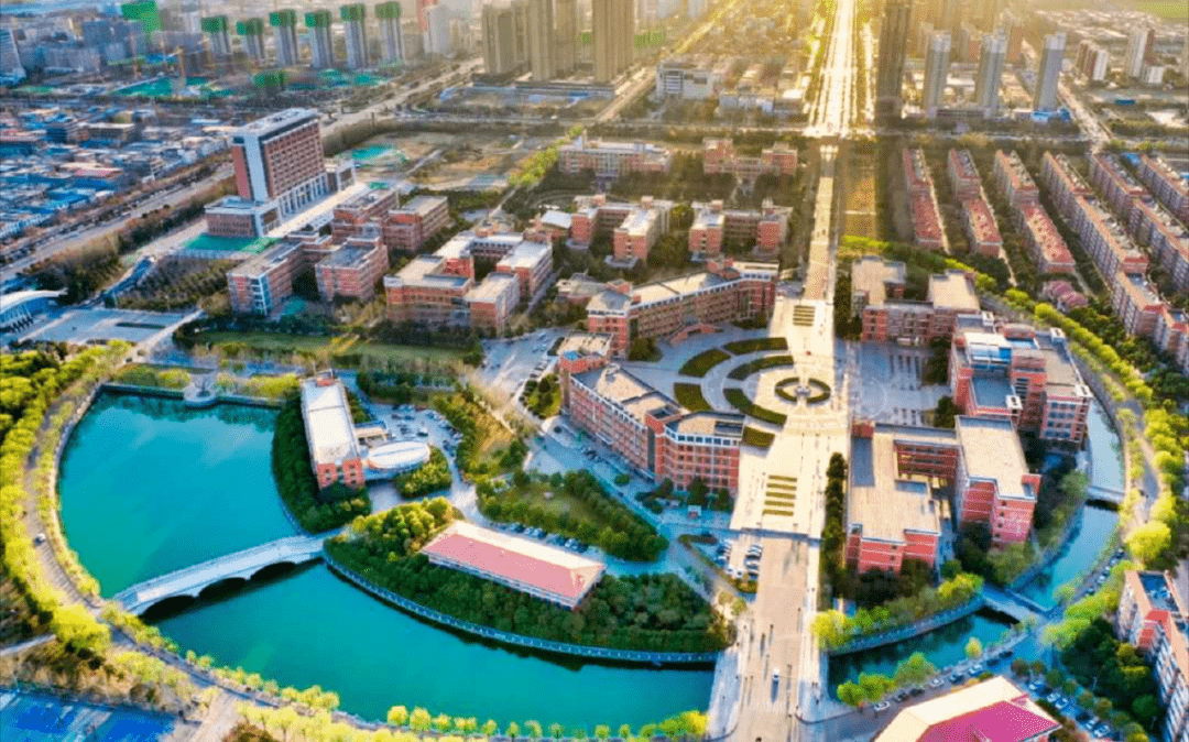 河南理工大学鸟瞰图图片