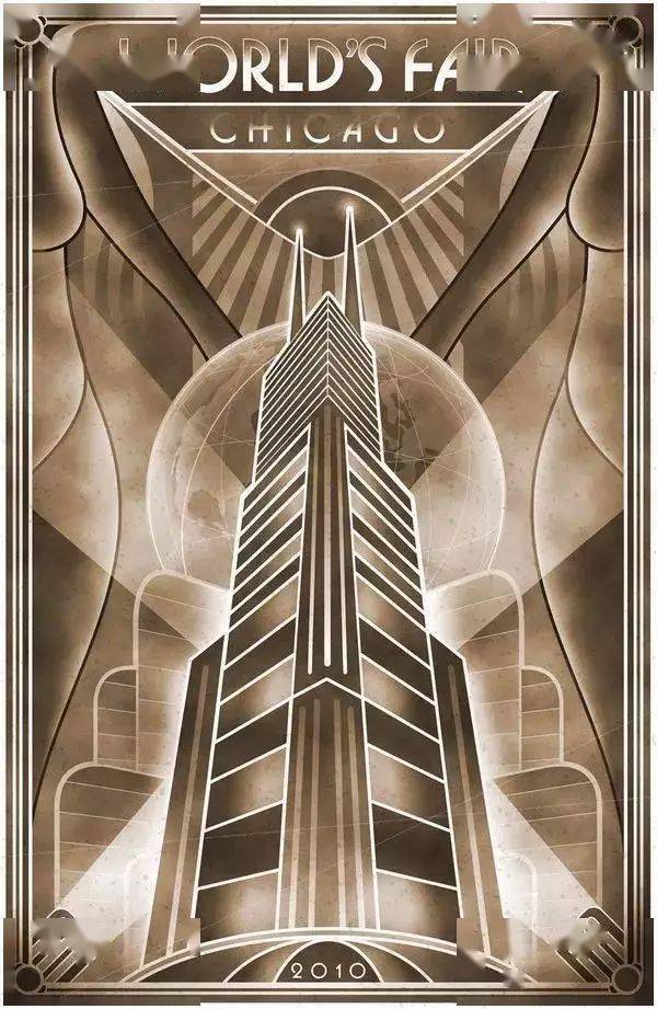 artdeco-海报art deco pen ---- a gift from p