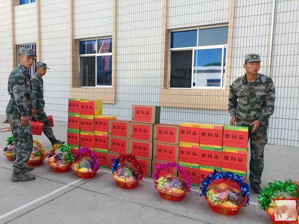 酒泉市肃州区银达镇走访慰问驻酒31654部队官兵