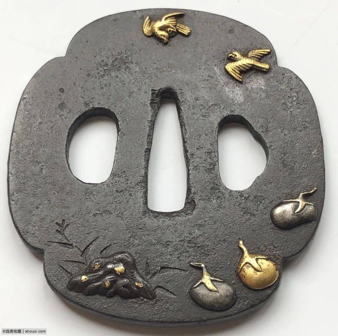 分享日本江户至明治时代的精美刀镡