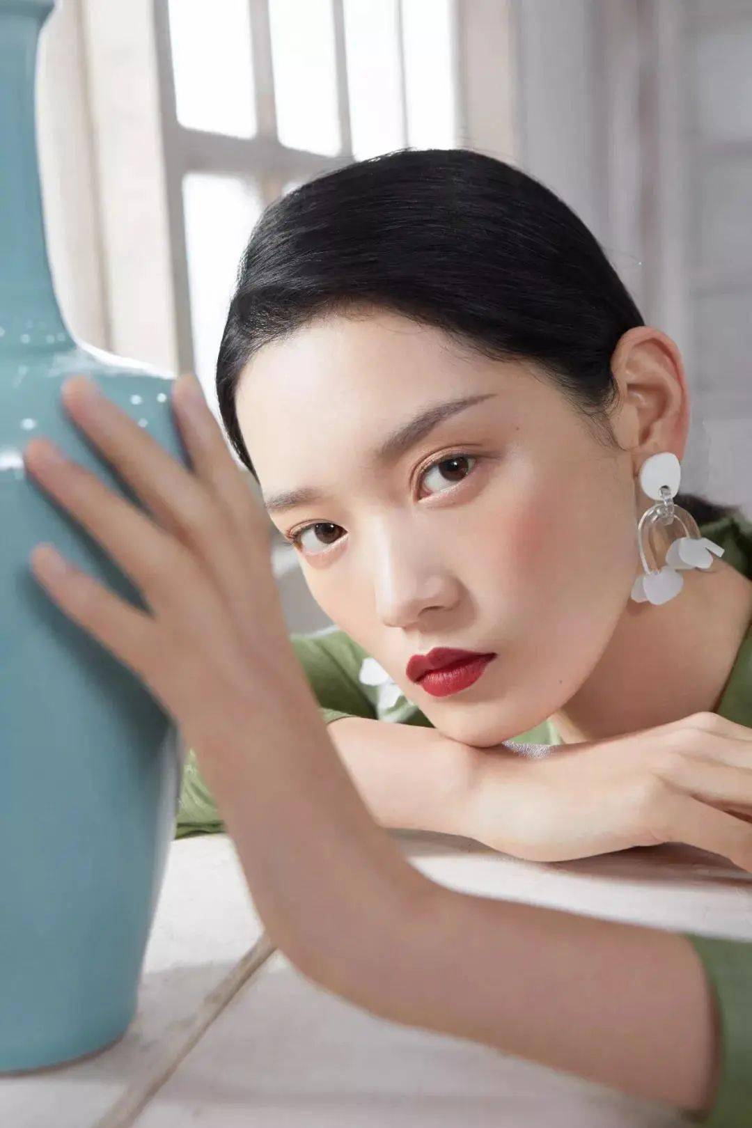 中国妆高级脸!国模李雪娇再遇timage彩棠,光影有致,自然立体,太美辽