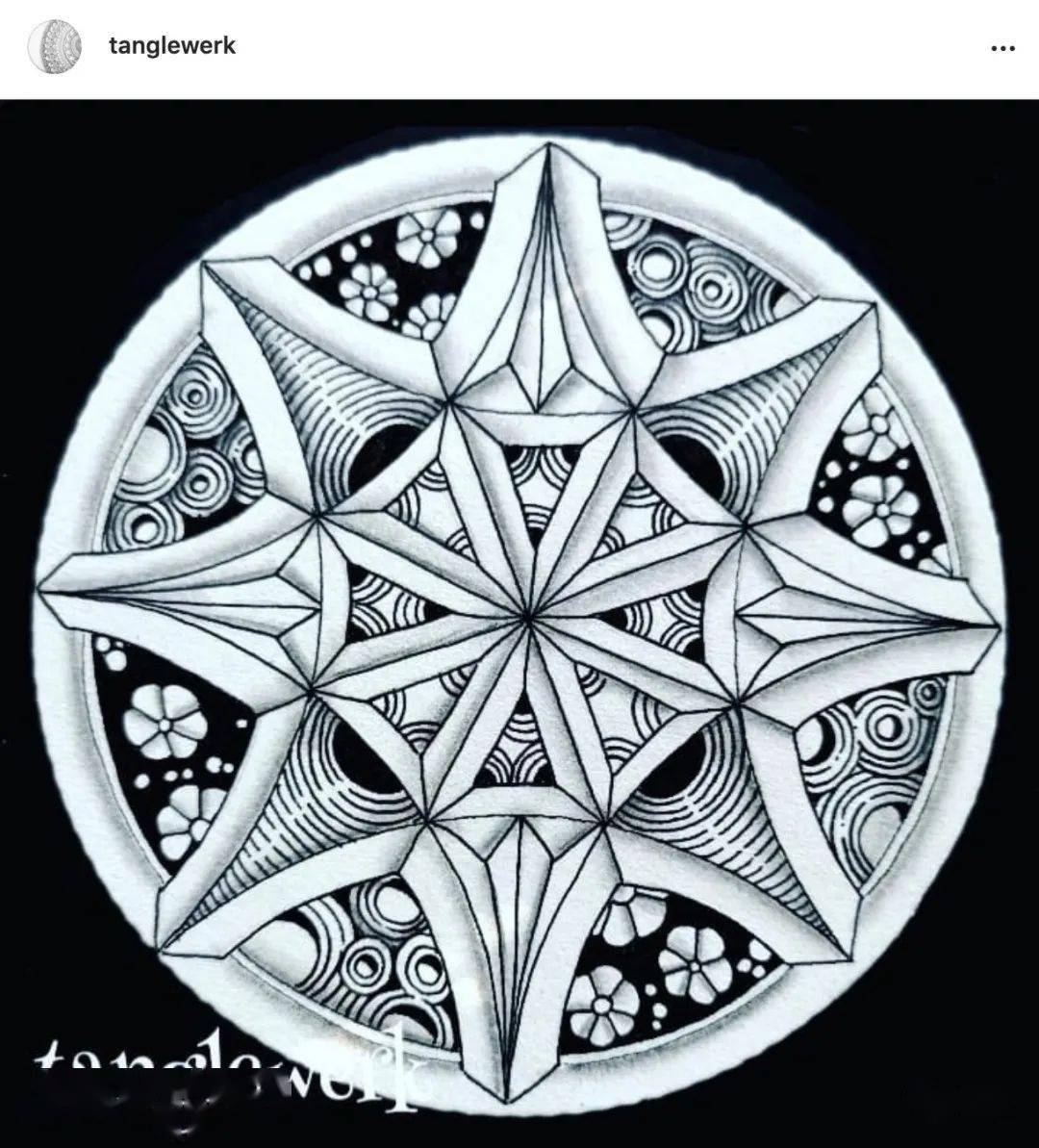 每天一张禅绕画y形编织wovenys