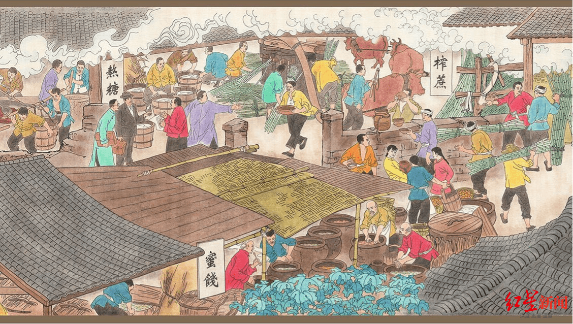 再现"甜城"老故事!妙笔画千人,老画家3年绘出内江版"清明上河图"