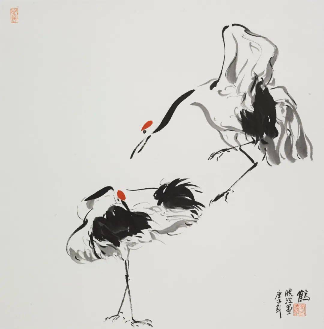 水墨丹青 · 鹤舞南村——鲁晓波中国画作品展开幕