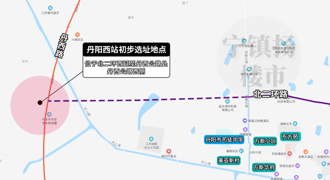 丹阳丹西公路规划图片