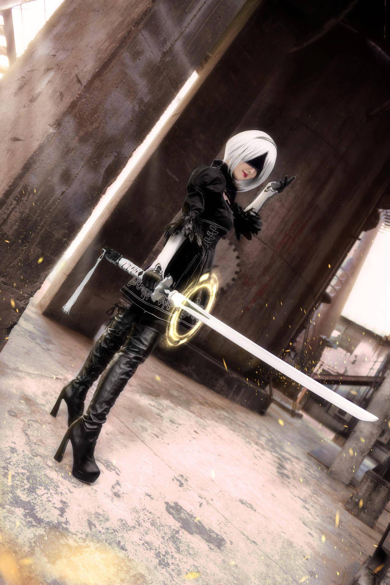 尼尔机械纪元2b姐cosplay