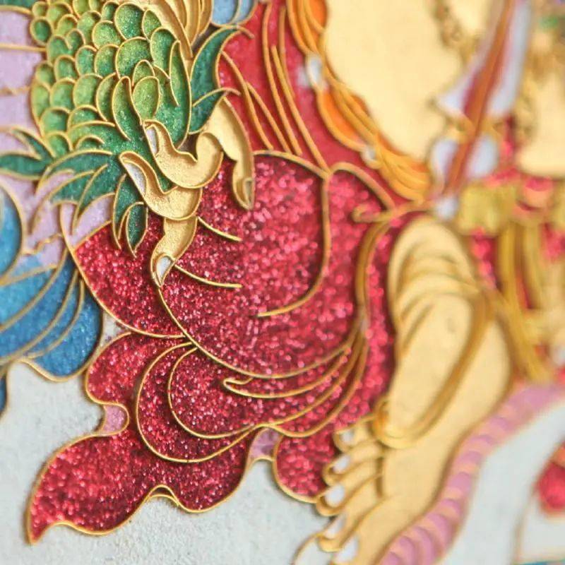 【线上活动】指尖上的非遗——金丝彩砂画_作品