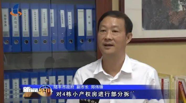 上电视了汕尾某地4栋小产权楼房将拆除部分楼层