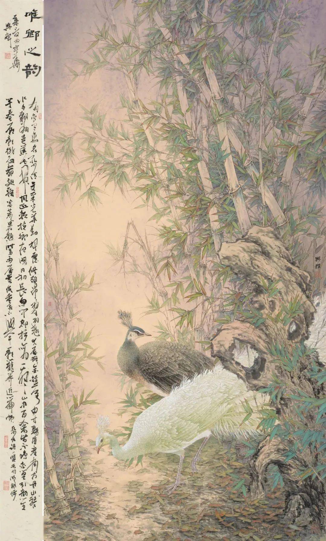 这位帅哥的极致花鸟笔法细腻逼真美不胜收怎能错过